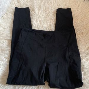 Black victoria secret leggings with pockets. Size 8